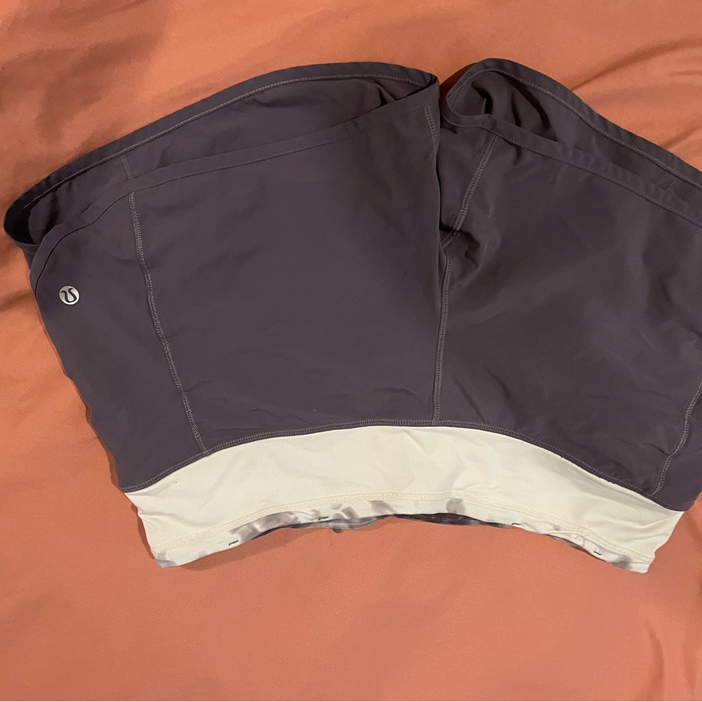Gray and Cream lululemon Shorts